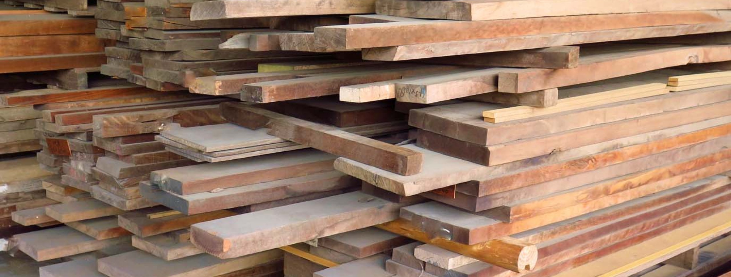 加工前の木材の写真